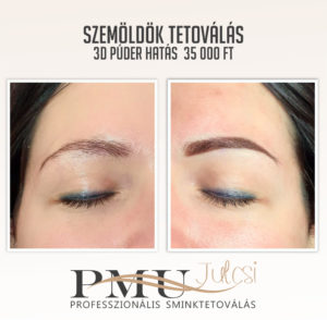 Szemöldök tetoválás - pmu Julcsi